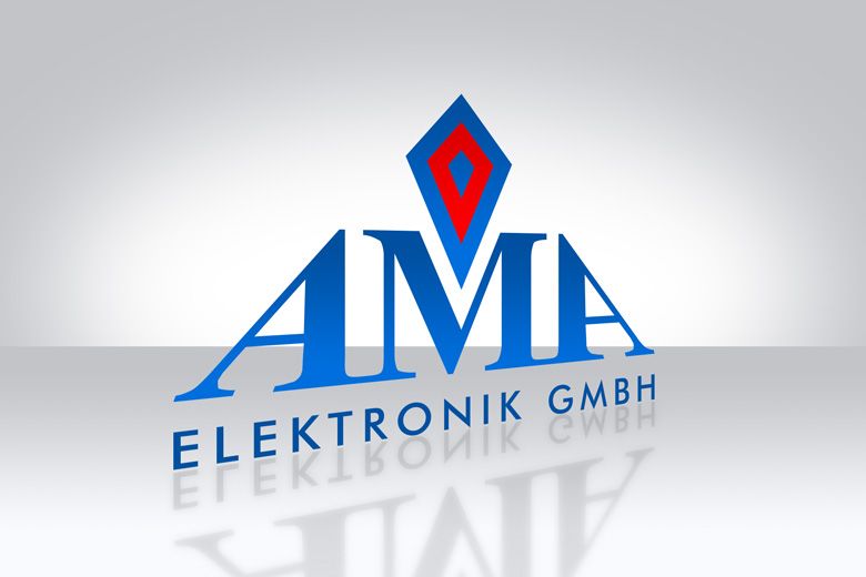 Foto:  Das Logo der AMA Elektronik GmbH